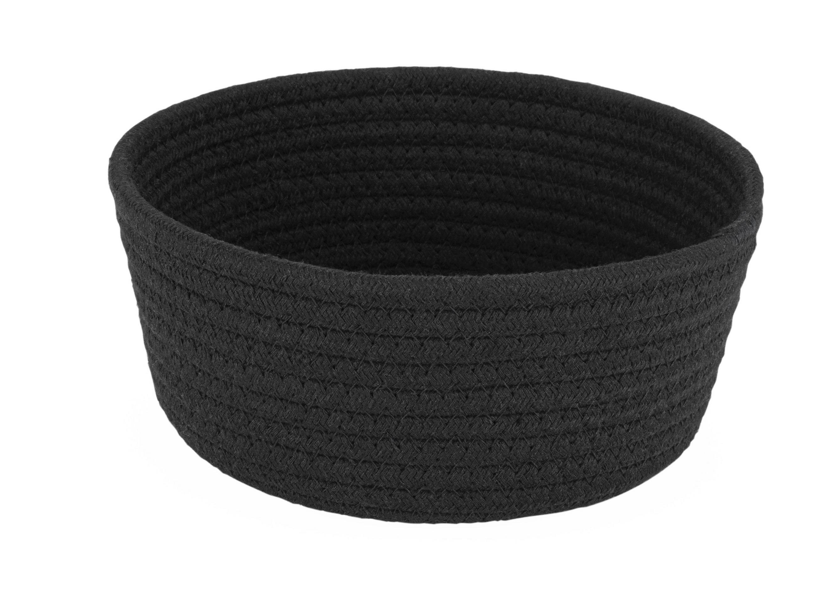 BROTKORB - Schwarz, Basics, Textil (22/22/10cm) - Justinus