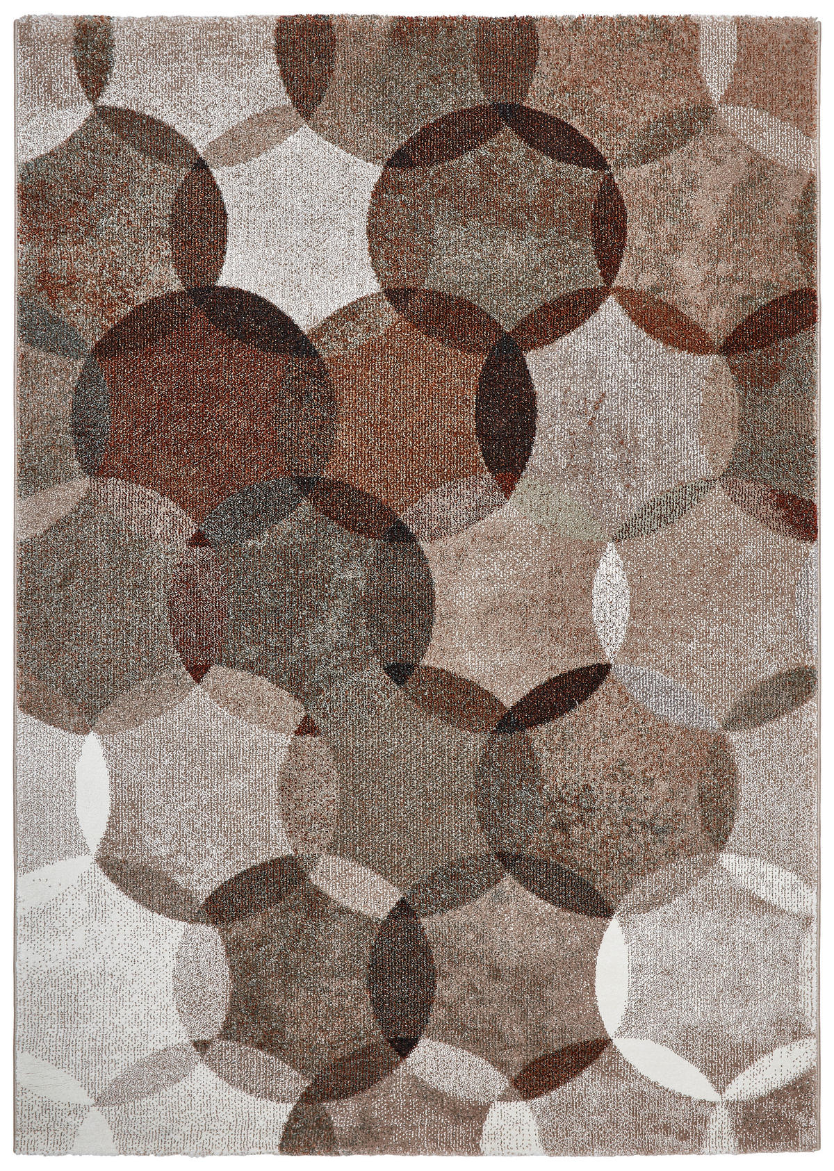 WEBTEPPICH 80/150 cm Modernina Braun, Beige, Rotbraun  - Rotbraun/Beige, Design, Textil (80/150cm) - Esprit