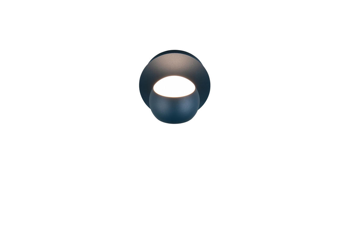 LED-WANDLEUCHTE Cannon 14,5/14,5 cm   - Blau, KONVENTIONELL, Metall (14,5/14,5cm) - Musterring