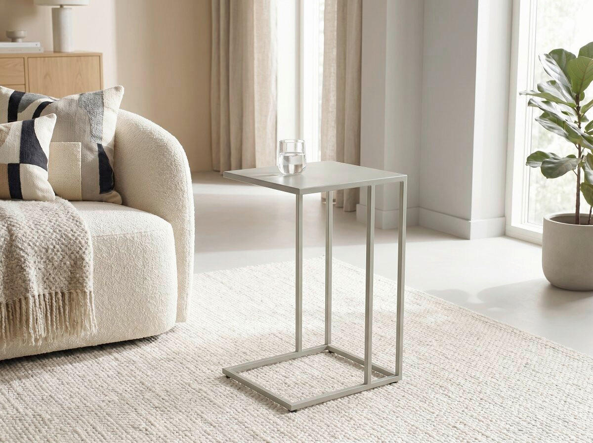 BEISTELLTISCH 43/38/62 cm Salbeigrün rechteckig  - Salbeigrün, Basics, Metall (43/38/62cm) - Xora