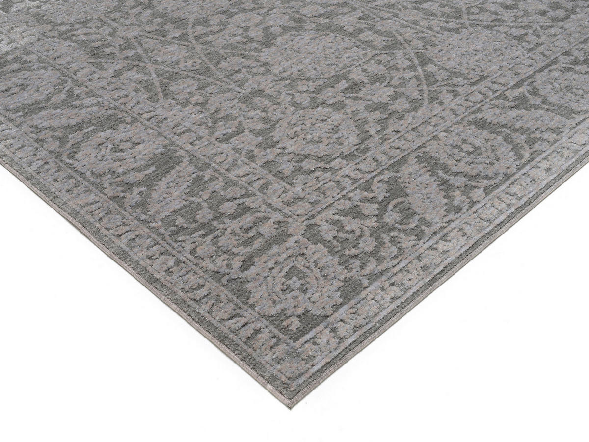 WEBTEPPICH 160/230 cm Denver Grau, Hellgrau, Dunkelgrau  - Dunkelgrau/Hellgrau, Design, Textil (160/230cm) - Musterring