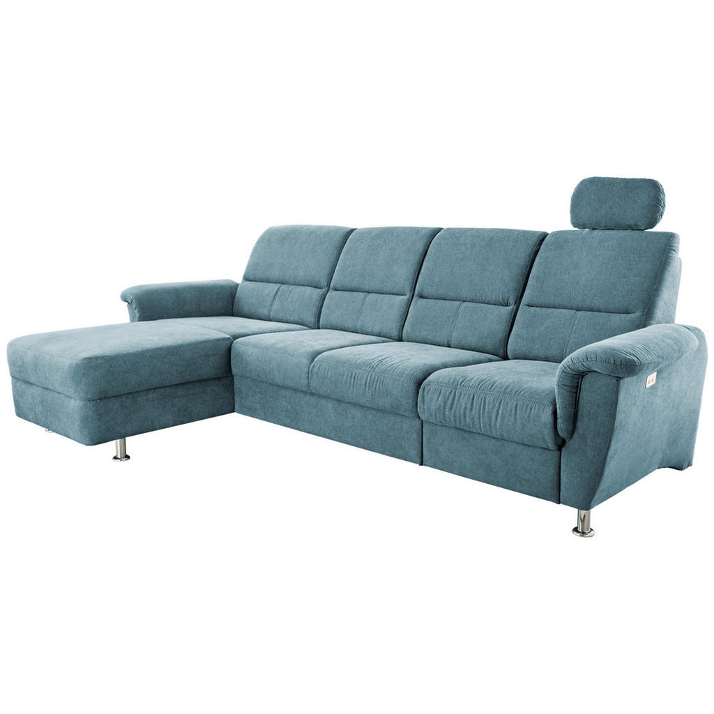 Ecksofa Parole Hellblau S:165/292 Cm