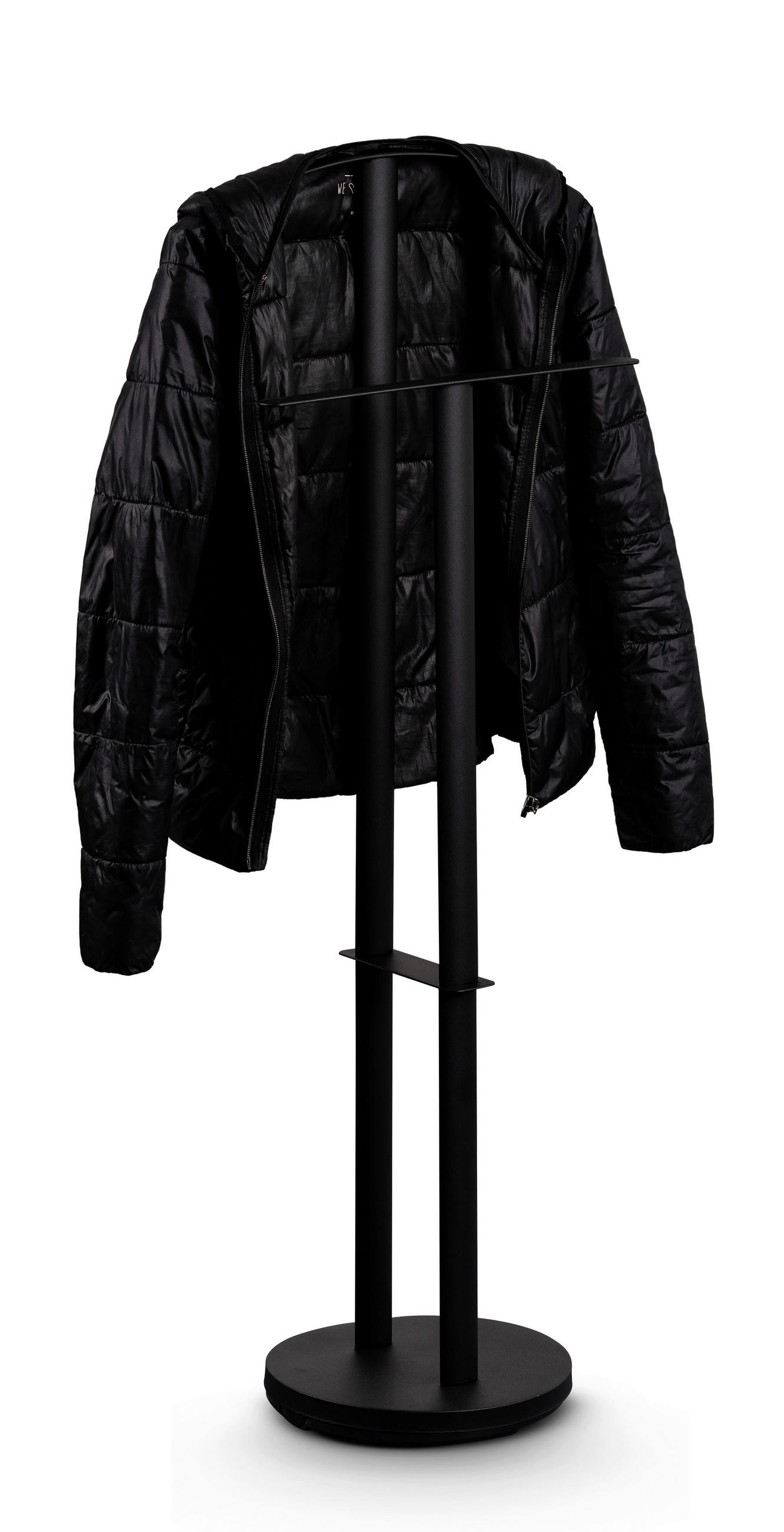 HERRENDIENER in Schwarz 45/113/28 cm   - Schwarz, Design, Metall (45/113/28cm) - Xora