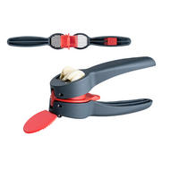 KNOBLAUCHPRESSE - Anthrazit/Rot, Basics, Metall - Kelomat