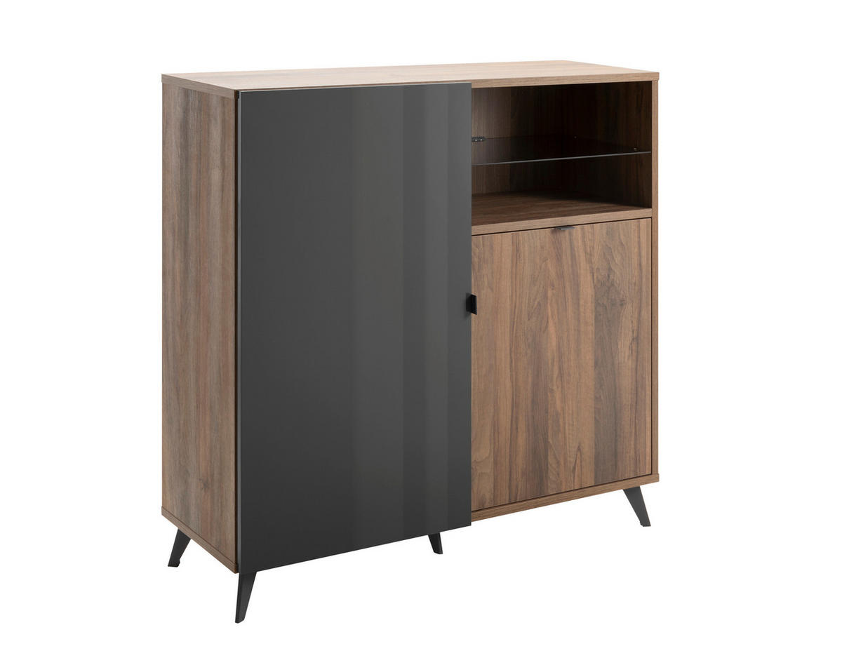 VISOKA KOMODA,  - Design, kovina/umetna masa (120/121cm) - Carryhome
