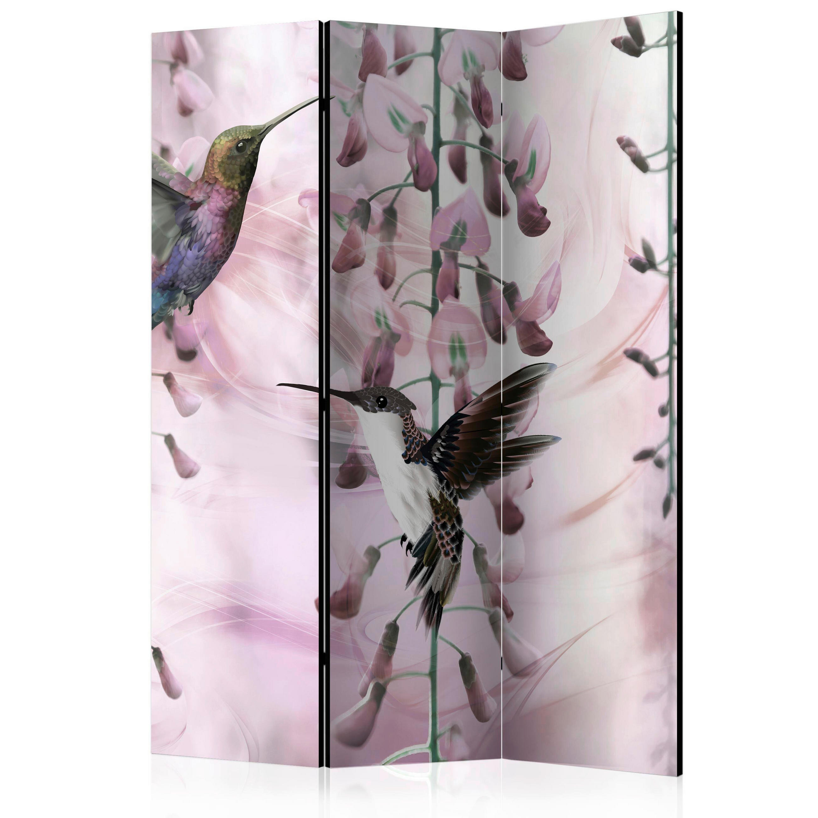 PARAVENT mit 3  Flügel - Multicolor, Basics, Holz/Textil (135cm) - artgeist
