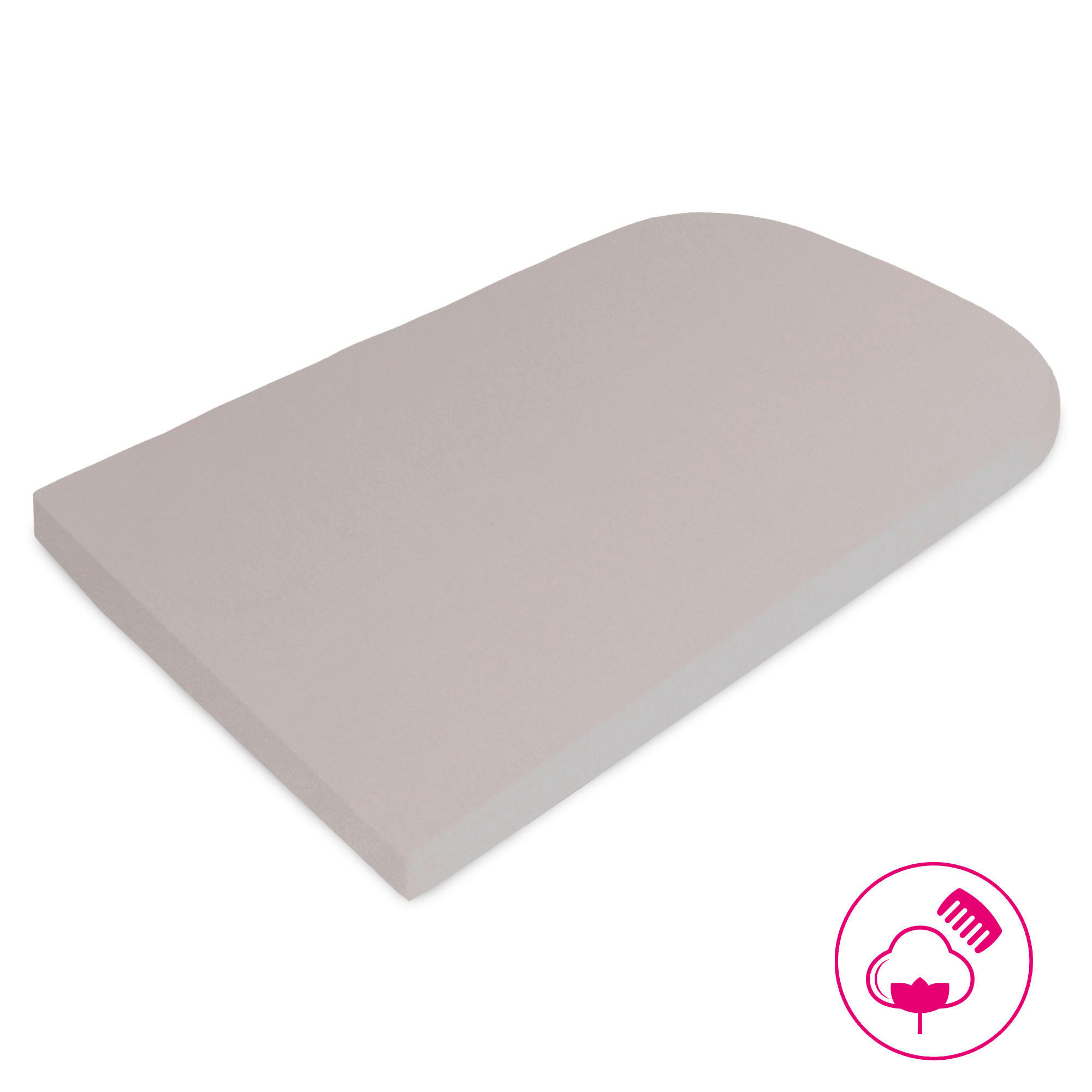 MATRATZENBEZUG  140/89/10 cm   - Beige, Basics, Textil (140/89/10cm) - Babybay