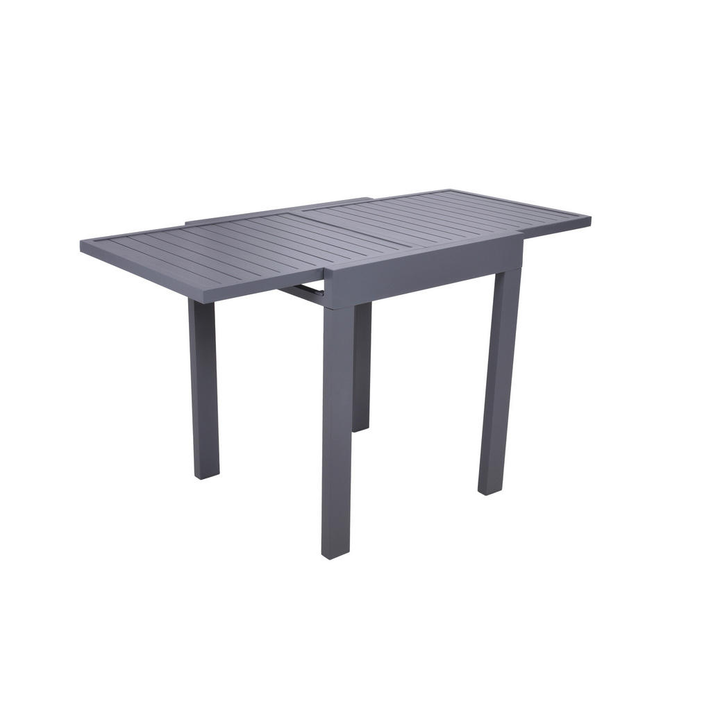 Thumbnail - Gardenson Gartentisch, Anthrazit, Metall, rechteckig, eckig, 65x75x65 cm, ausziehbar, gastro- und objekttauglich, regena...