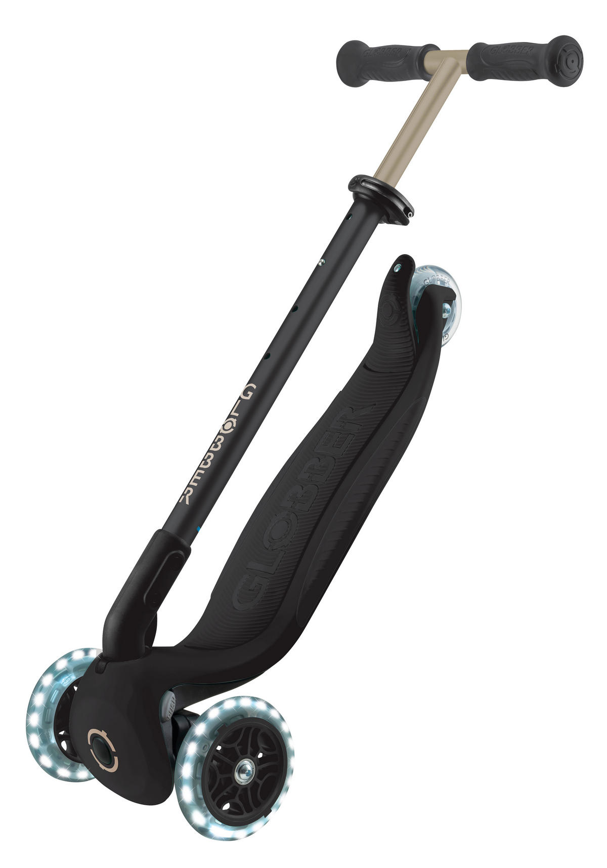 LAUFRAD GO-UP DELUXE LIGHTS  - Schwarz, Basics, Kunststoff/Metall (64/22/98,5cm) - GLOBBER