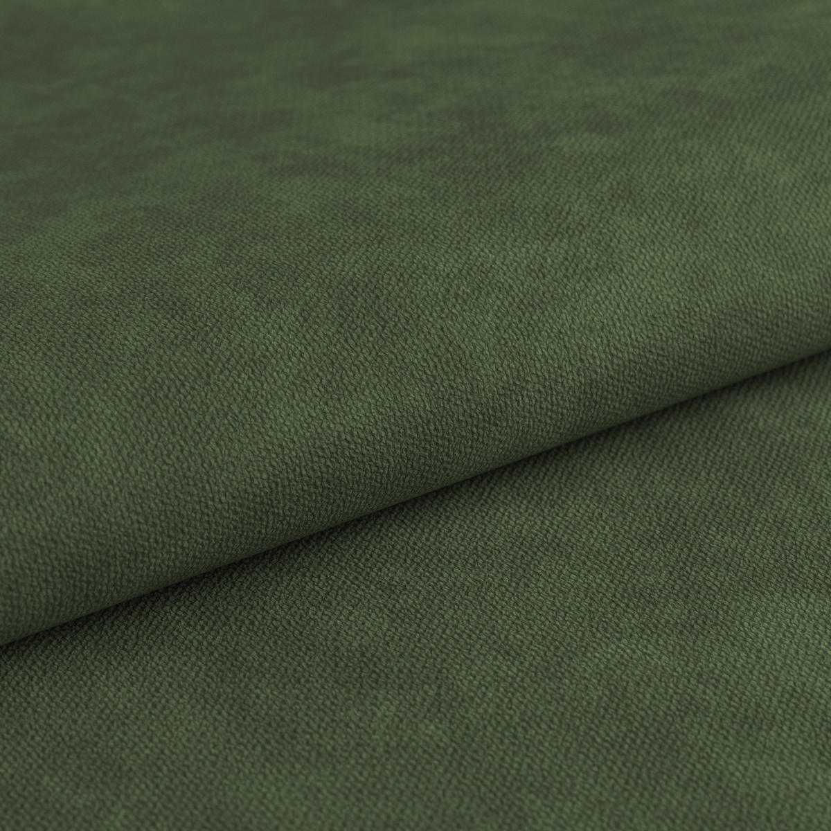WOHNLANDSCHAFT Grün Mikrofaser  - Schwarz/Grau, MODERN, Kunststoff/Textil (155/305/178cm) - P & B