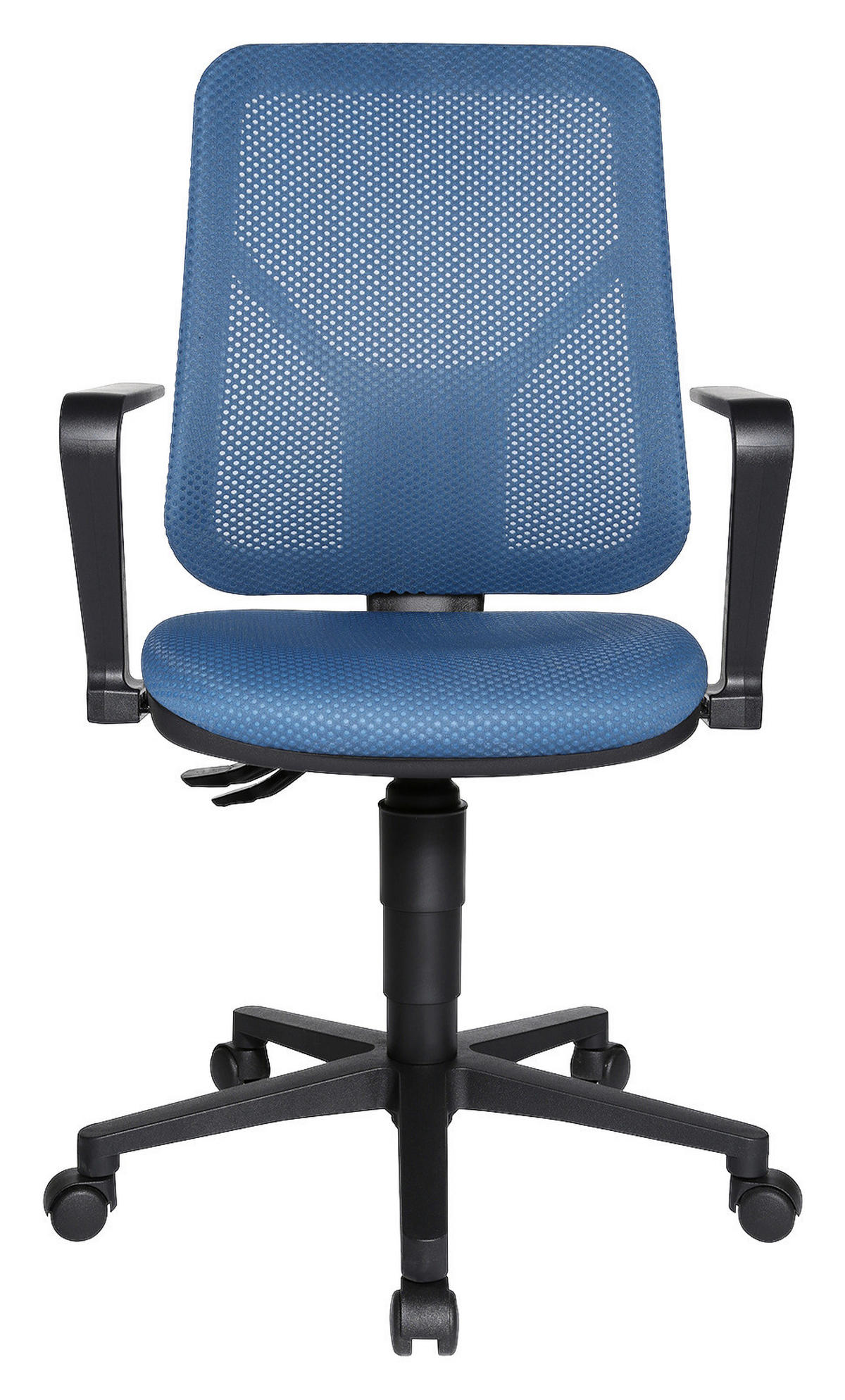 DREHSTUHL Flachgewebe, Netz Petrol  - Petrol/Schwarz, MODERN, Kunststoff/Textil (46/97-109/46cm) - Topstar
