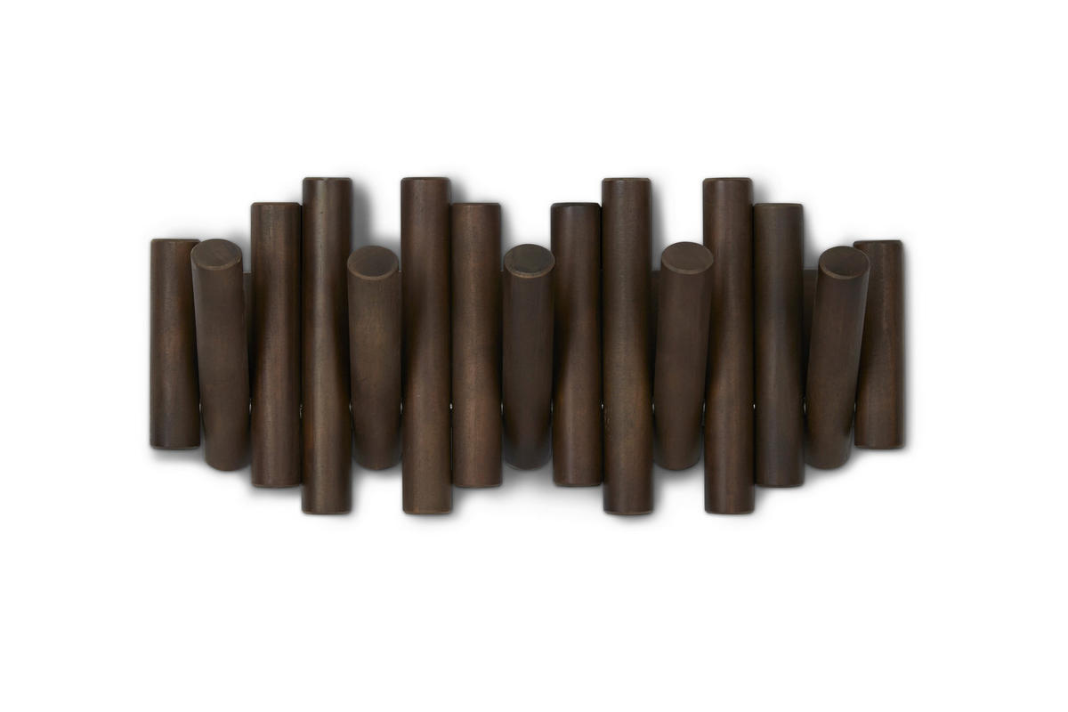 WANDGARDEROBE  in Kiefer Walnussfarben  - Walnussfarben, Basics, Holz (38/17/4cm) - Umbra