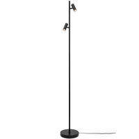 STOJACÍ LED SVÍTIDLO, 141 cm - černá, Design, kov (141cm) - Nordlux