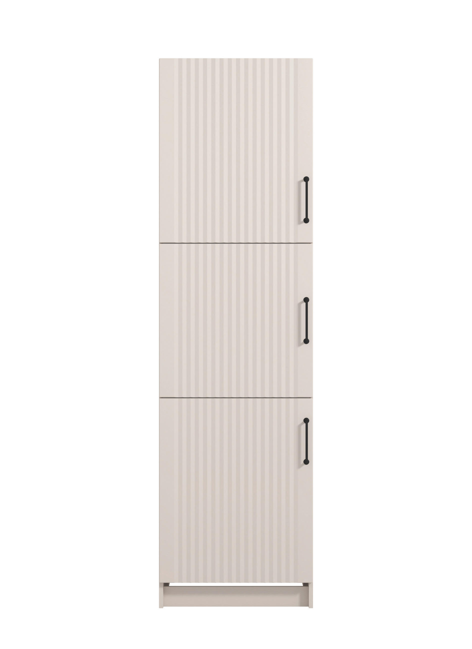EDÉNYTÁROLÓ SZEKRÉNY - ezüsttölgy, Basics, faalapú anyag (60/217/58cm) - Carryhome
