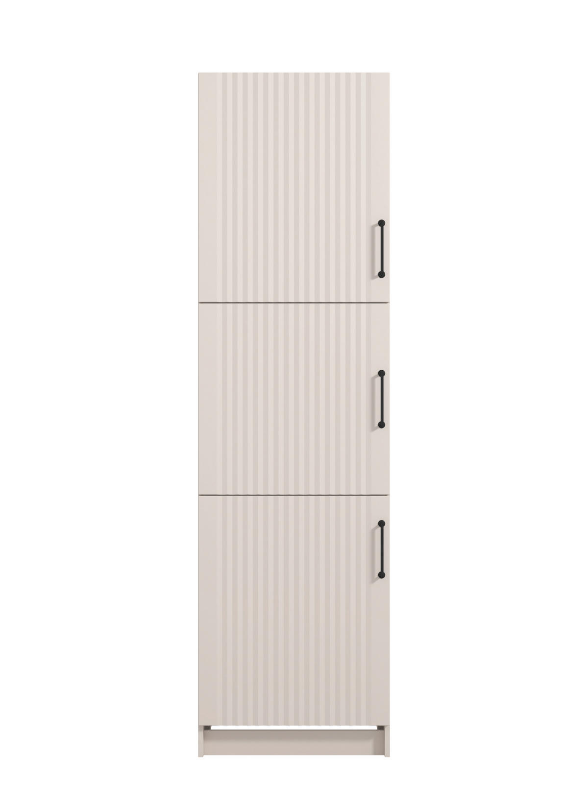 EDÉNYTÁROLÓ SZEKRÉNY - ezüsttölgy, Basics, faalapú anyag (60/217/58cm) - Carryhome