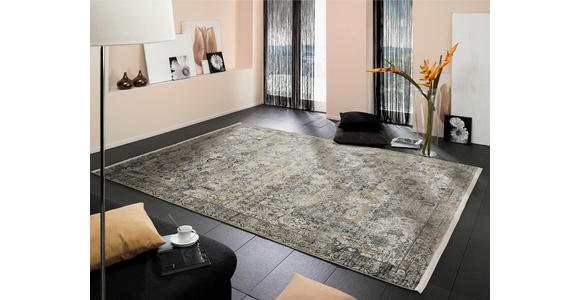 WEBTEPPICH 240/300 cm Toulon Grau, Goldfarben - Goldfarben/Grau, LIFESTYLE, Textil (240/300cm) - Dieter Knoll