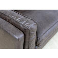 ECKSOFA in Lederlook Grün  - Schwarz/Grün, Design, Textil/Metall (160/295cm) - Hom`in