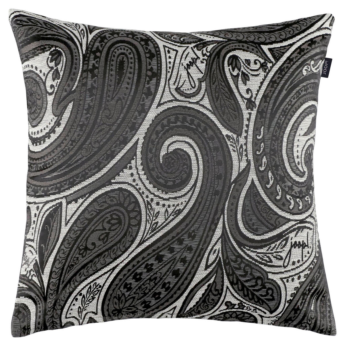 KISSENHÜLLE J! Paisley Allover silbergrau 40/40 cm  - Hellgrau/Grau, Design, Textil (40/40cm) - Joop!