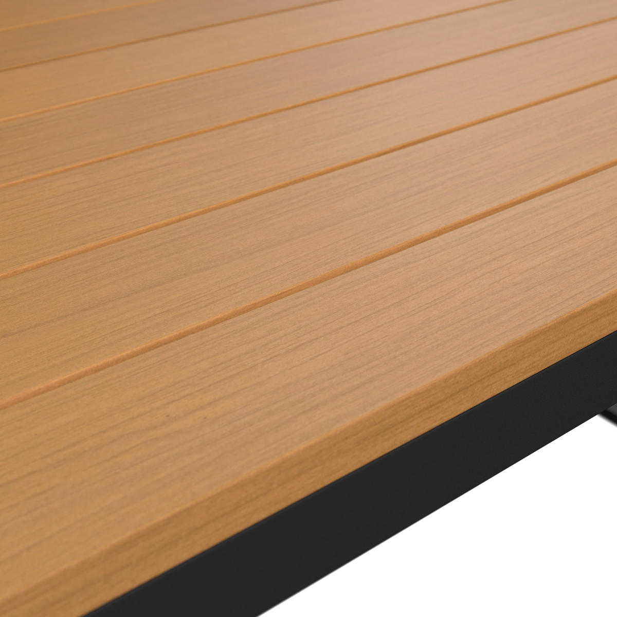 DINING-LOUNGESET Eisen  - Anthrazit/Naturfarben, MODERN, Kunststoff/Textil (230/80/230cm) - Ambia Garden