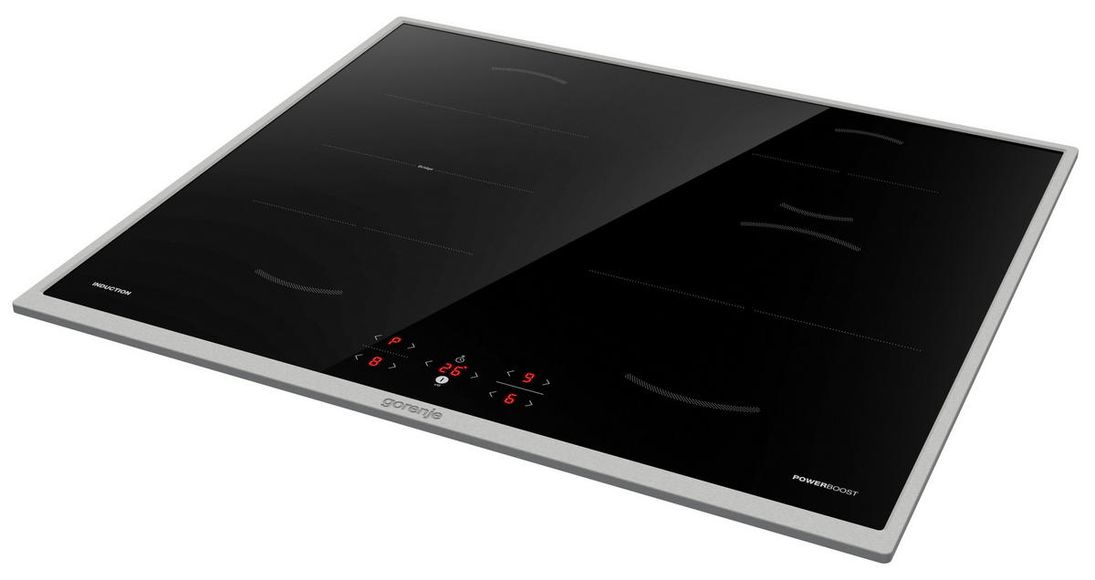 INDUKTIONSKOCHFELD GI6421BX  - Schwarz, Basics, Glas/Metall (59,5/5,4/52cm) - Gorenje