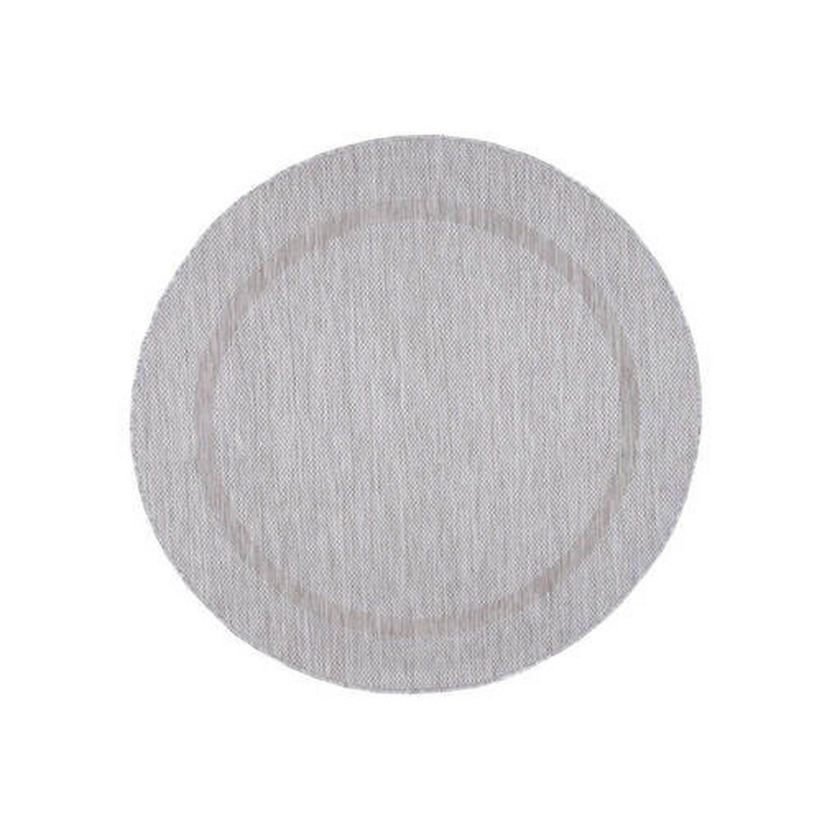 FLACHWEBETEPPICH 120/120 cm Relax Silberfarben  - Silberfarben, Basics, Textil (120/120cm) - Novel