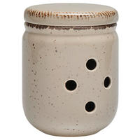 VORRATSTOPF  - Taupe, LIFESTYLE, Keramik (11,5/13,5cm) - Landscape