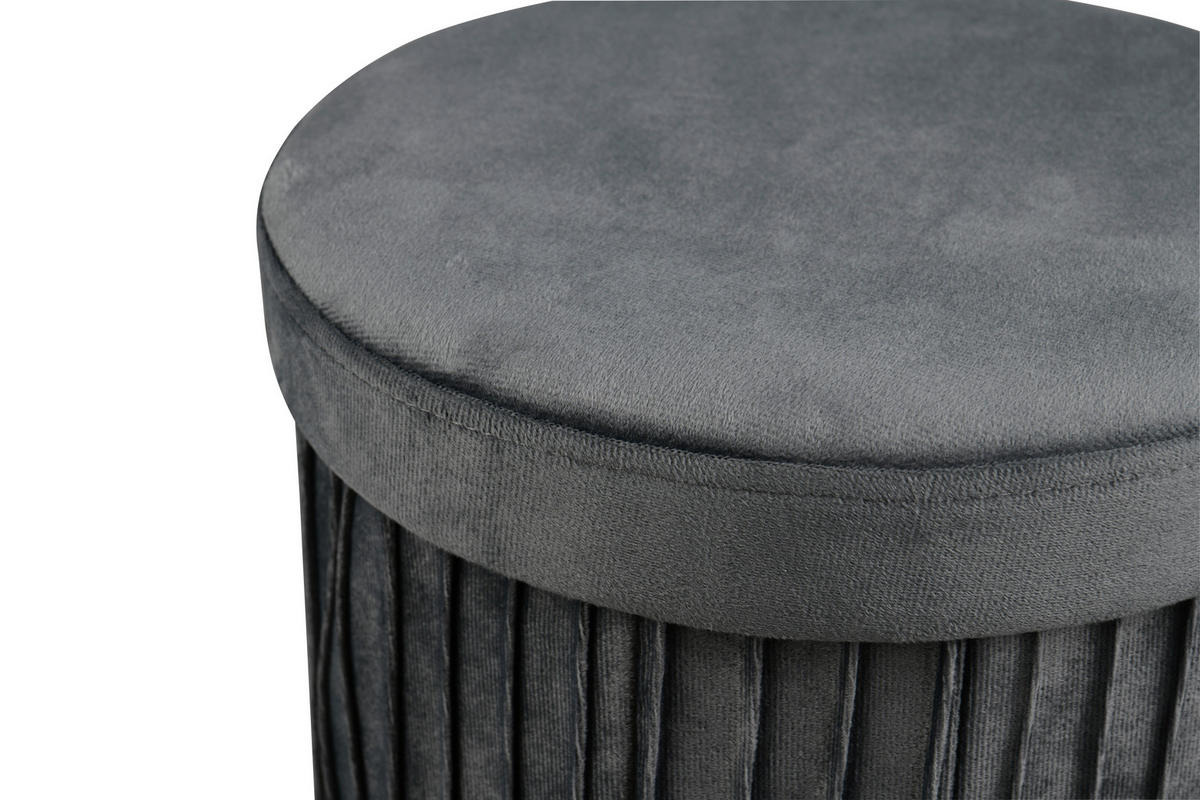AUFBEWAHRUNGSBOX - Grau, MODERN, Textil (31/37,5/31cm) - Milino