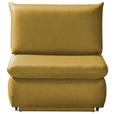SCHLAFSESSEL  mit Flachgewebe Currygelb  - Currygelb, Design, Textil (90/89/83cm) - Novel