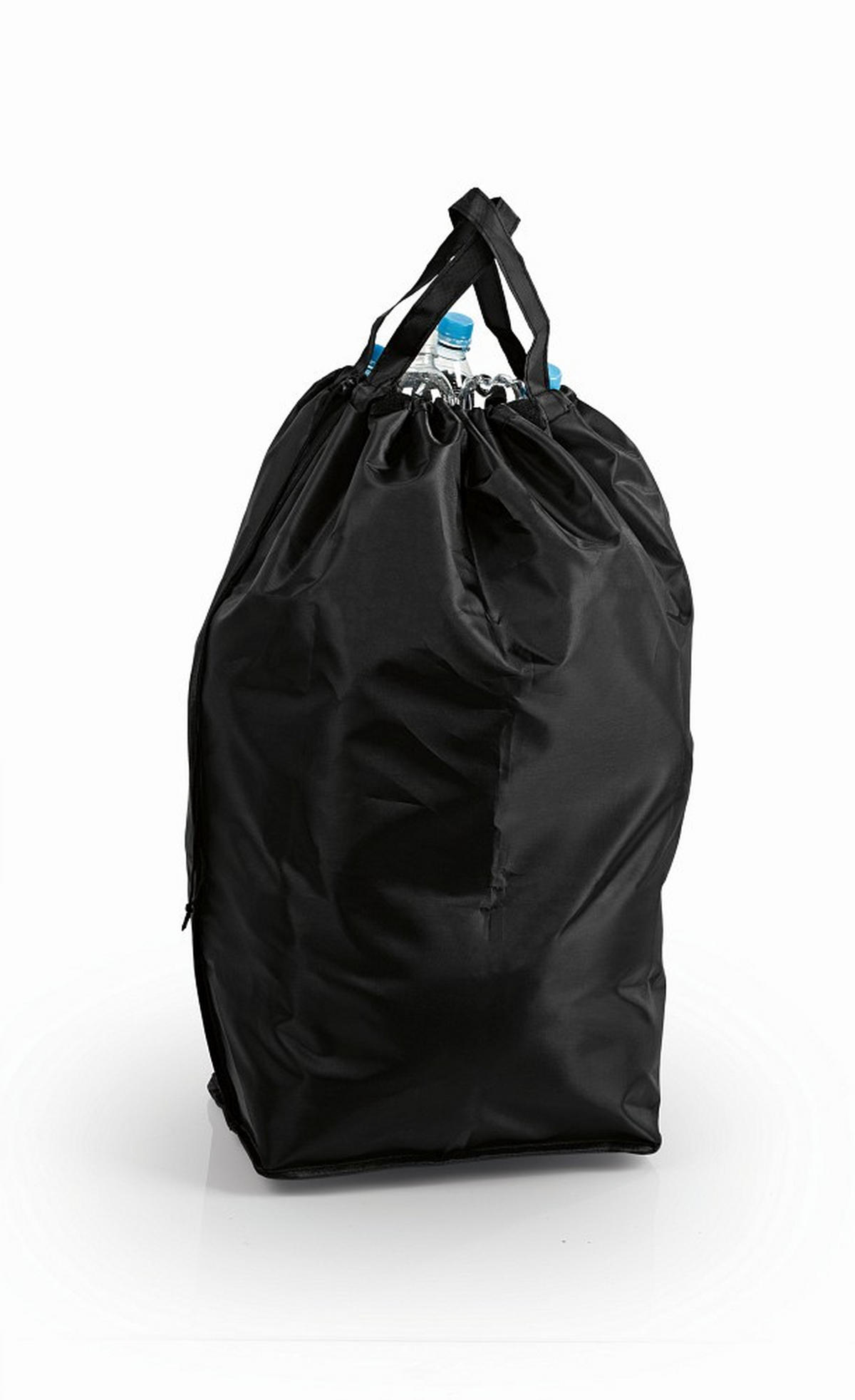 FLASCHENSAMMLER EASYmaxx  - Schwarz, Basics, Naturmaterialien/Kunststoff (40/32,5/72cm) - EASYMAXX