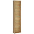 BADEZIMMERREGAL 35/150/12 cm  - Eichefarben, KONVENTIONELL, Glas/Holz (35/150/12cm) - Linea Natura