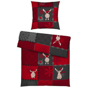 BETTWÄSCHE Biber Weinrot 135/200 cm - Weinrot, Trend, Textil (135/200cm) - Esposa