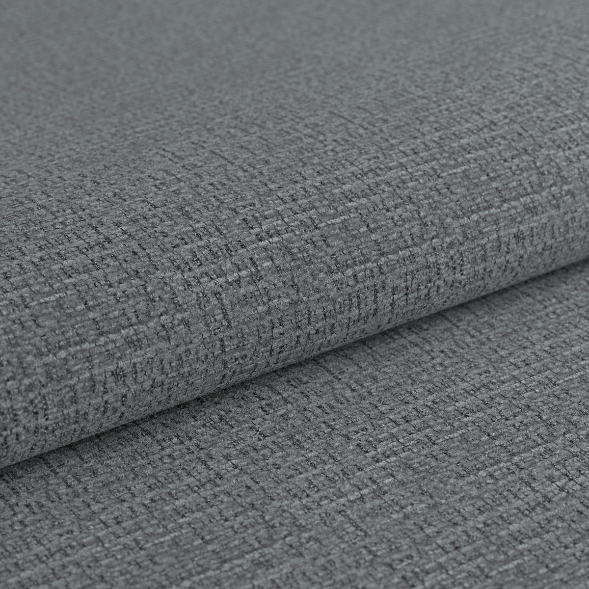 WOHNLANDSCHAFT MULTI Anthrazit Chenille  - Chromfarben/Anthrazit, MODERN, Textil/Metall (228/345/184cm) - Livetastic