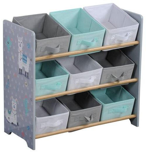 KINDERREGAL Kesper 1770613 Dunkelgrau  - Dunkelgrau/Weiß, MODERN, Holz/Holzwerkstoff (65/60/30cm) - Kesper