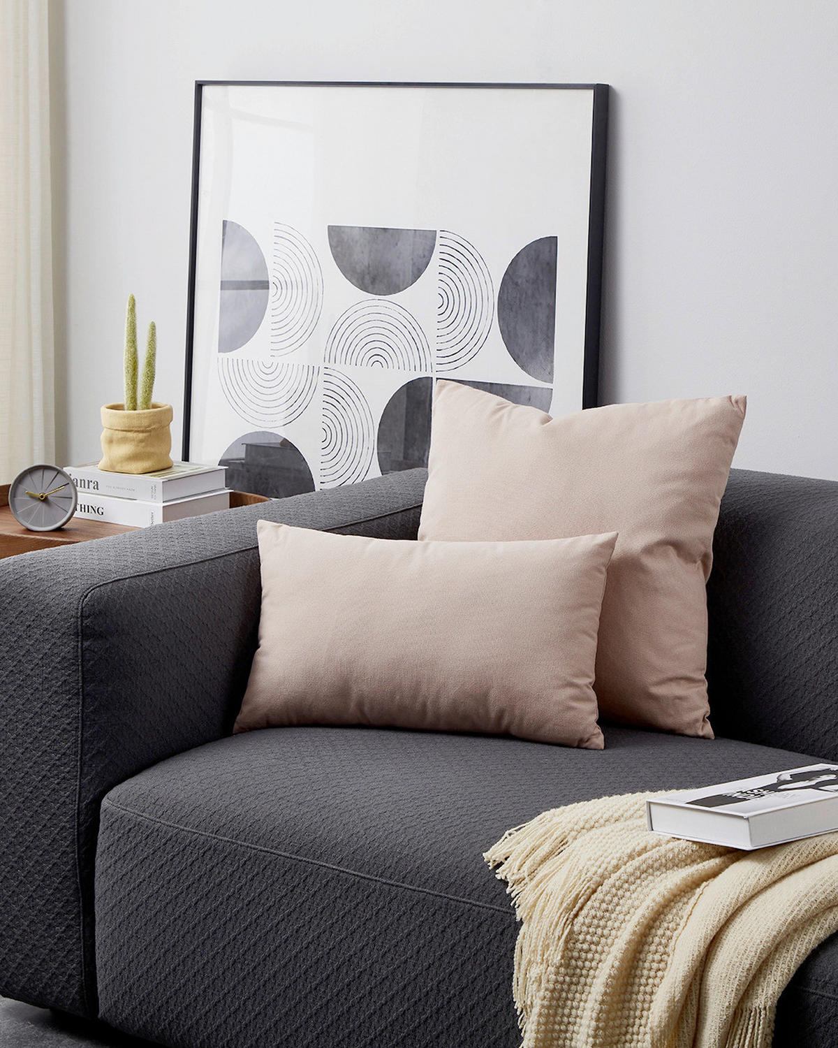 ZIERKISSEN  30/50 cm   - Hellrosa, Basics, Textil (30/50cm) - Eglo