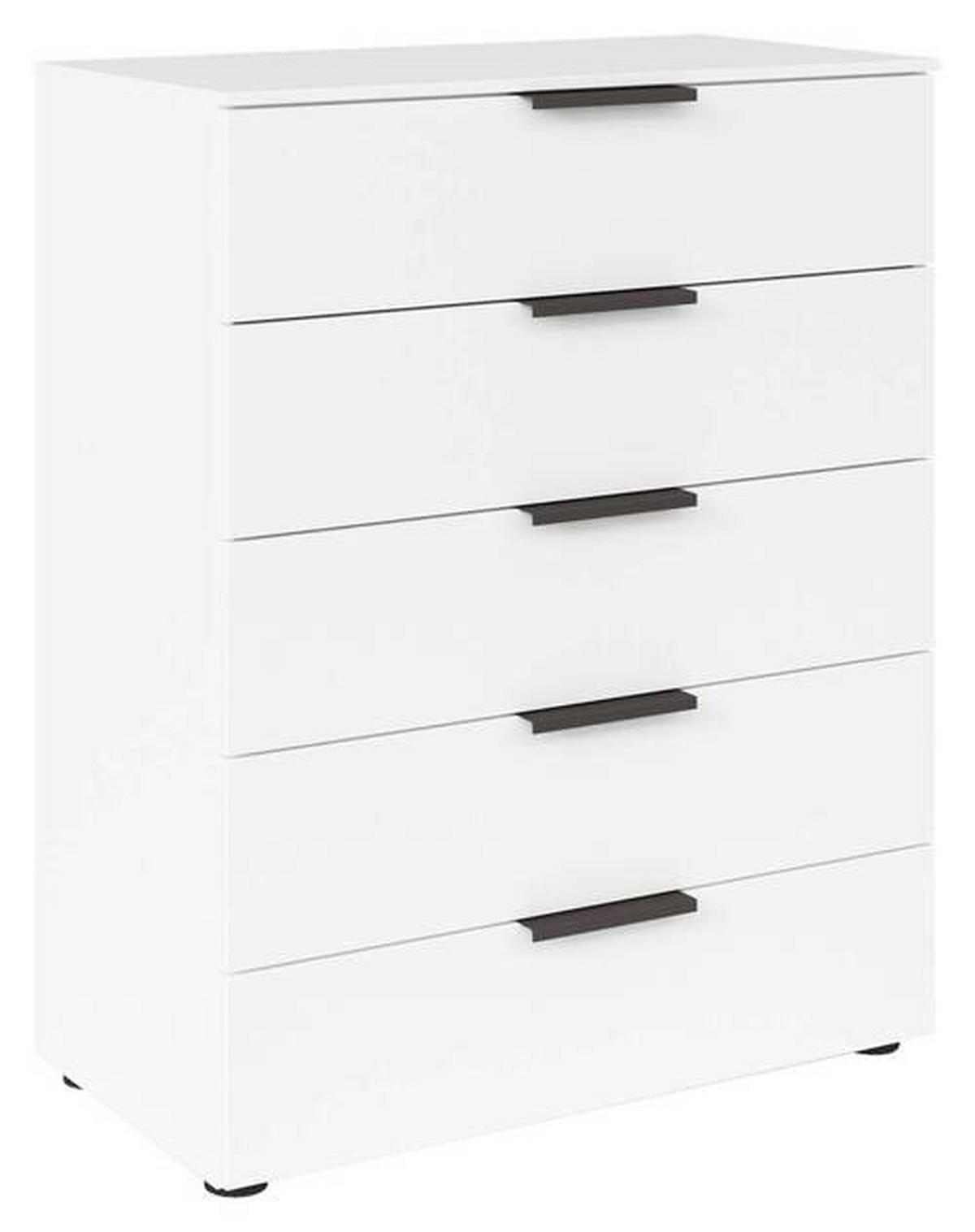 KOMÓD 80/100/42 cm  - grafitszürke/fekete, Modern, műanyag/faalapú anyag (80/100/42cm) - Rauch Möbel