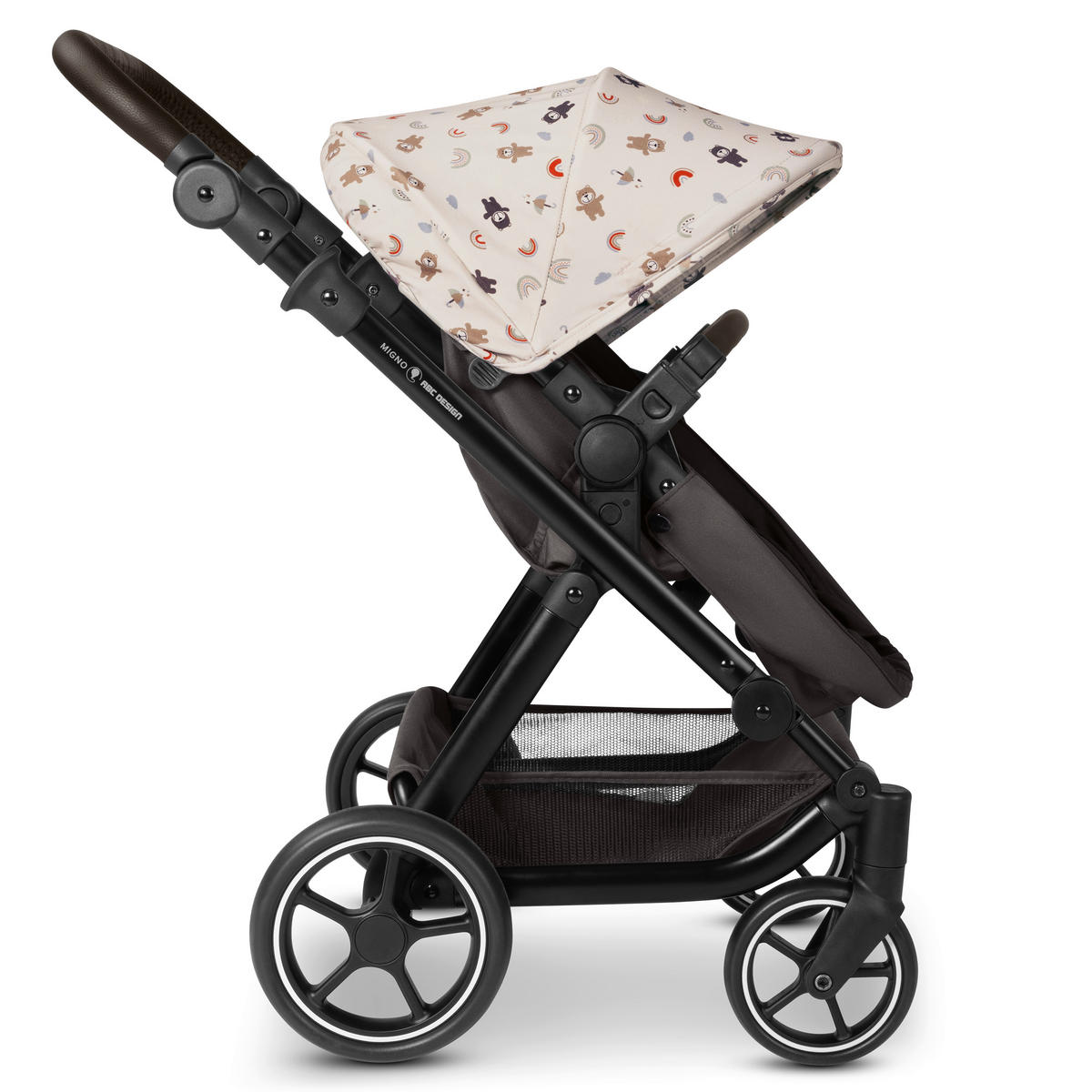 PUPPENWAGEN - Beige/Multicolor, Basics, Textil (62/45/67cm) - ABC Design