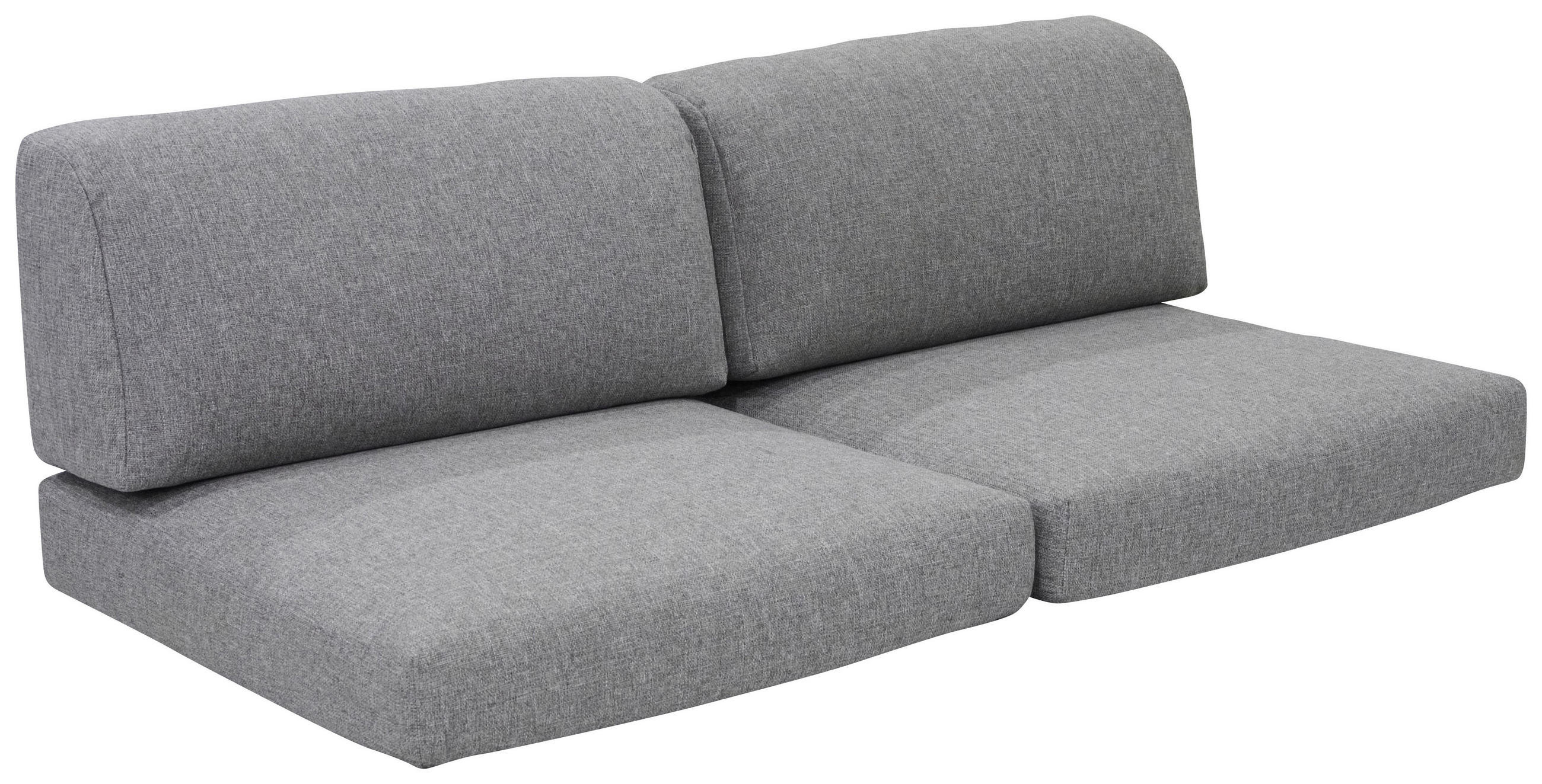 KISSENSATZ Belvedere 4-teilig 150/75 cm  - Grau, Design, Textil (150/75cm) - Zebra 