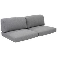 KISSENSATZ Belvedere 4-teilig 150/75 cm  - Grau, Design, Textil (150/75cm) - Zebra 