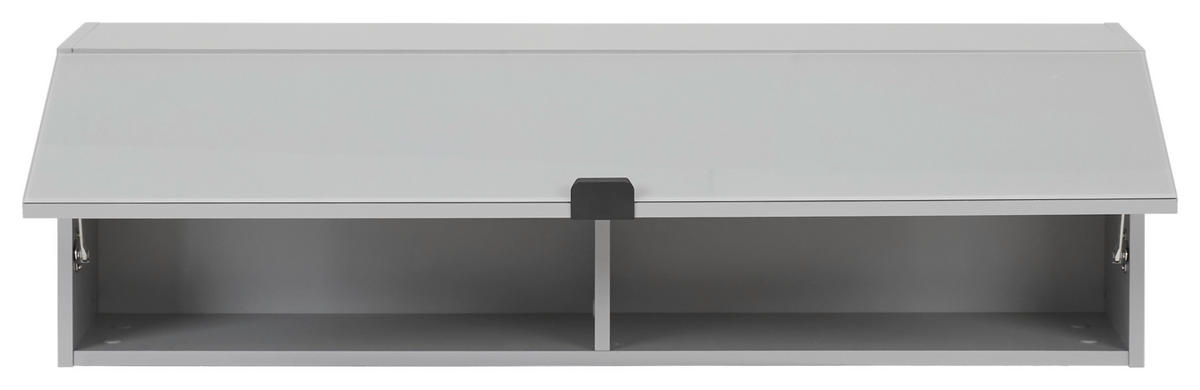 VISEČI ELEMENT, siva  - siva/črna, Design, kovina/steklo (109,7/32/29cm) - Hom`in