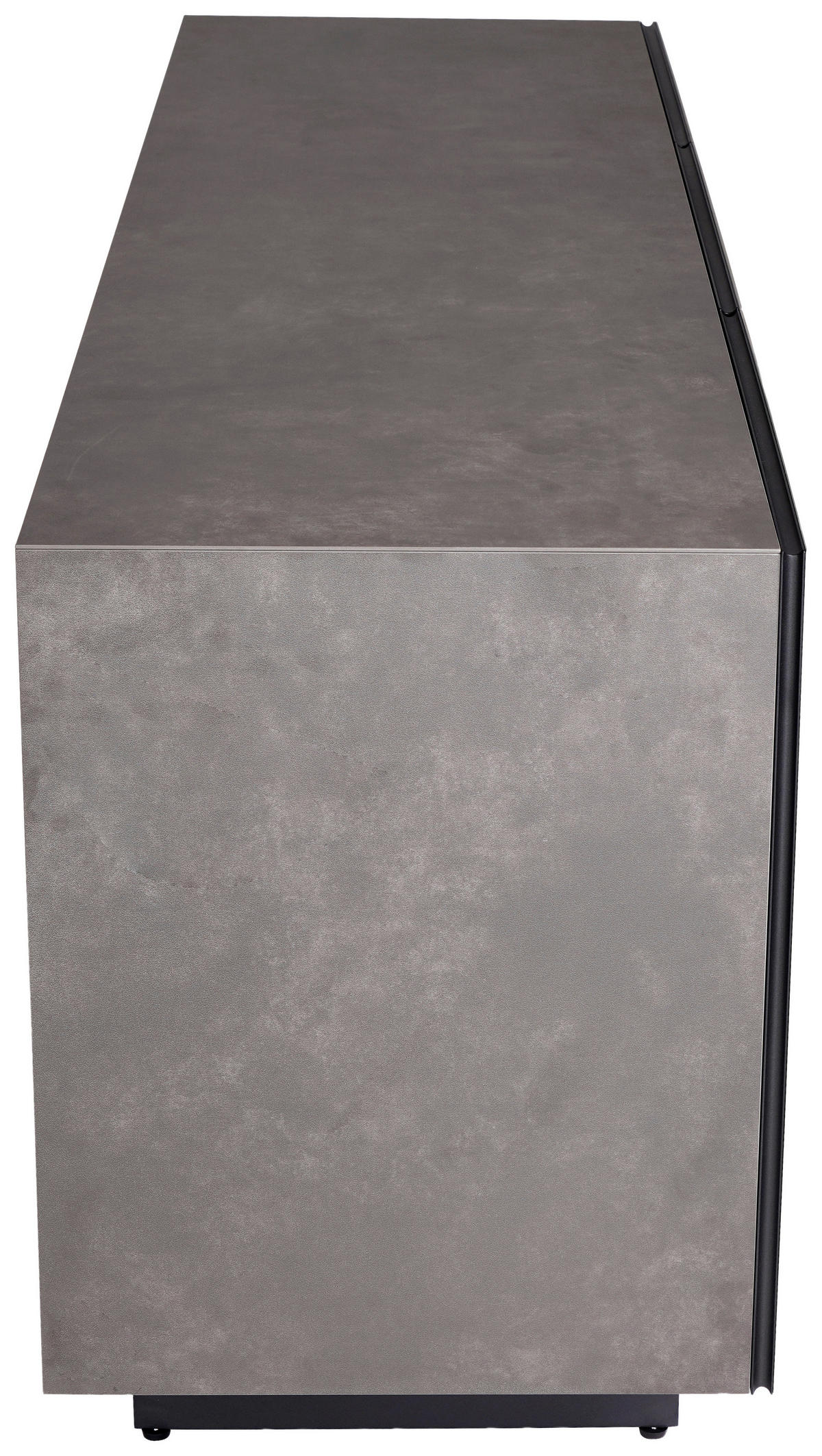 SIDEBOARD  180/75/50 cm 1 Schublade(n)  - Anthrazit/Schwarz, Design, Keramik/Holzwerkstoff (180/75/50cm) - Belluti