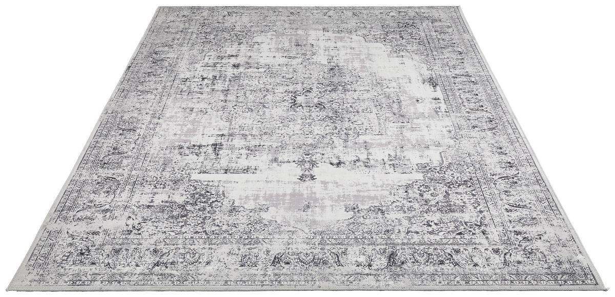 VINTAGE-TEPPICH 160/230 cm Grau  - Grau, Trend, Textil (160/230cm) - Novel