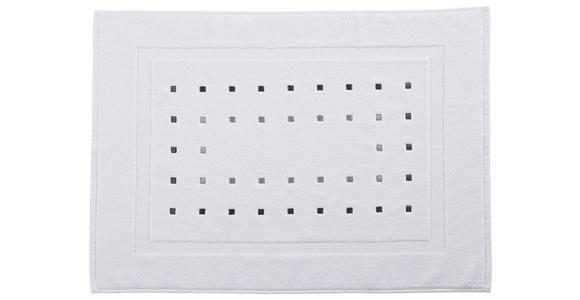 BADEMATTE  50/70 cm  Weiß   - Weiß, Design, Textil (50/70cm) - Esposa