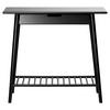 KONSOLENTISCH in Holz 90/35/80 cm    - Schwarz, ROMANTIK / LANDHAUS, Holz (90/35/80cm) - MID.YOU