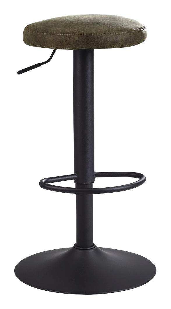 Barhocker in Textil Braun