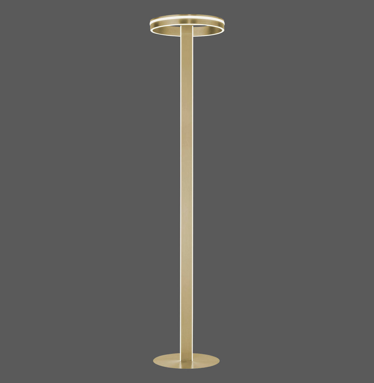 LED-STEHLEUCHTE 40/40/197 cm    - Messingfarben, Design, Kunststoff/Metall (40/40/197cm) - Paul Neuhaus