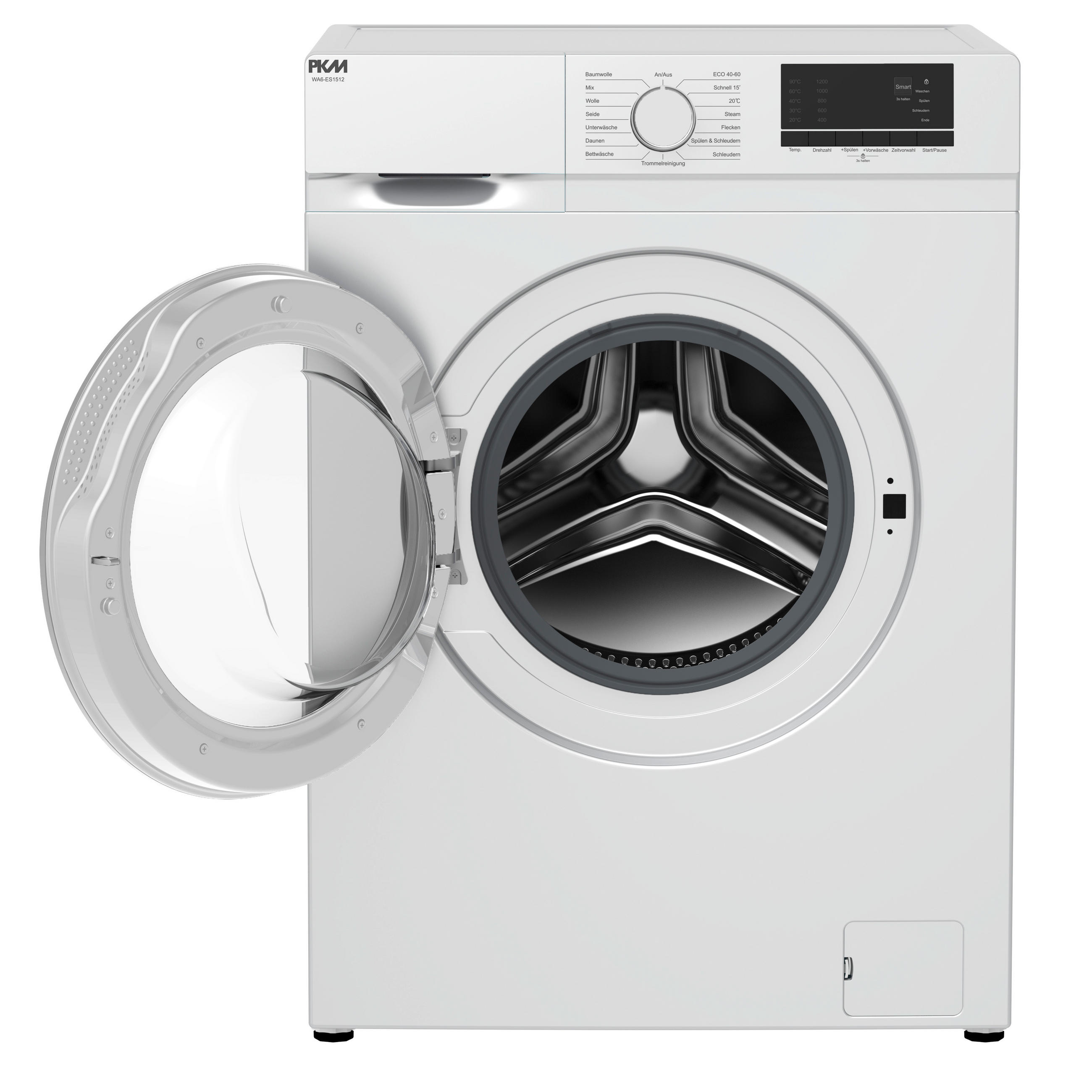 WASCHMASCHINE WA6-ES1512 - Weiss, Basics, Kunststoff (60/84/45cm) - PKM