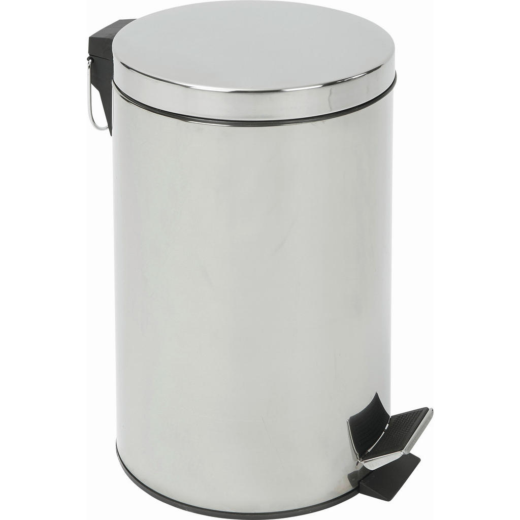 Treteimer Leonardo IIi 12 L Edelstahl/Chrom DxH: 25x39,5cm