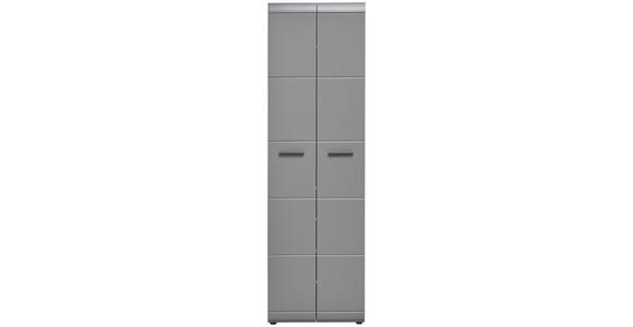 GARDEROBENSCHRANK 59/197/37 cm  - Eichefarben/Schwarz, Design, Holzwerkstoff/Kunststoff (59/197/37cm) - Voleo