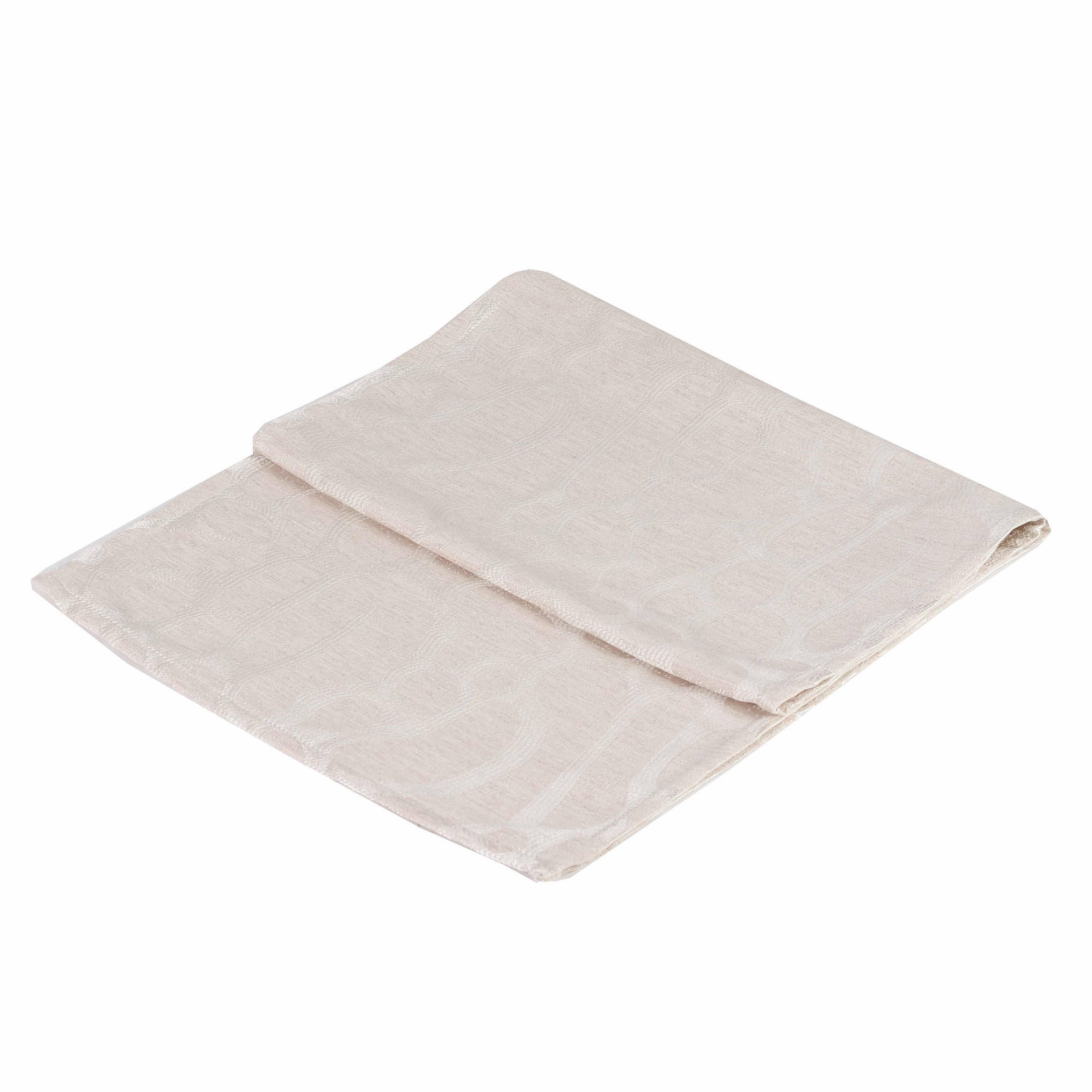 NADSTOLNJAK 40/140 cm   DUBAI  - boja sedefa, Osnovno, tekstil (40/140cm)