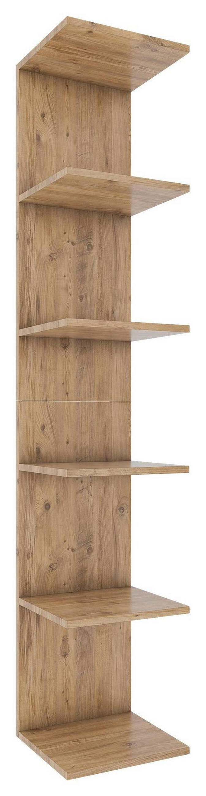 WANDREGAL Honigeiche  - Honigeiche, MODERN, Holzwerkstoff (35/180/30cm) - MID.YOU